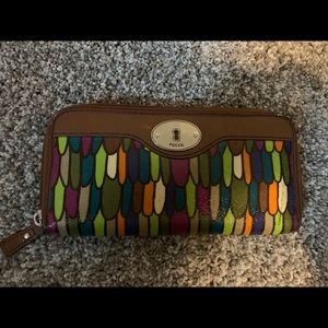 Fossil Key Per Wallet in Multi Print